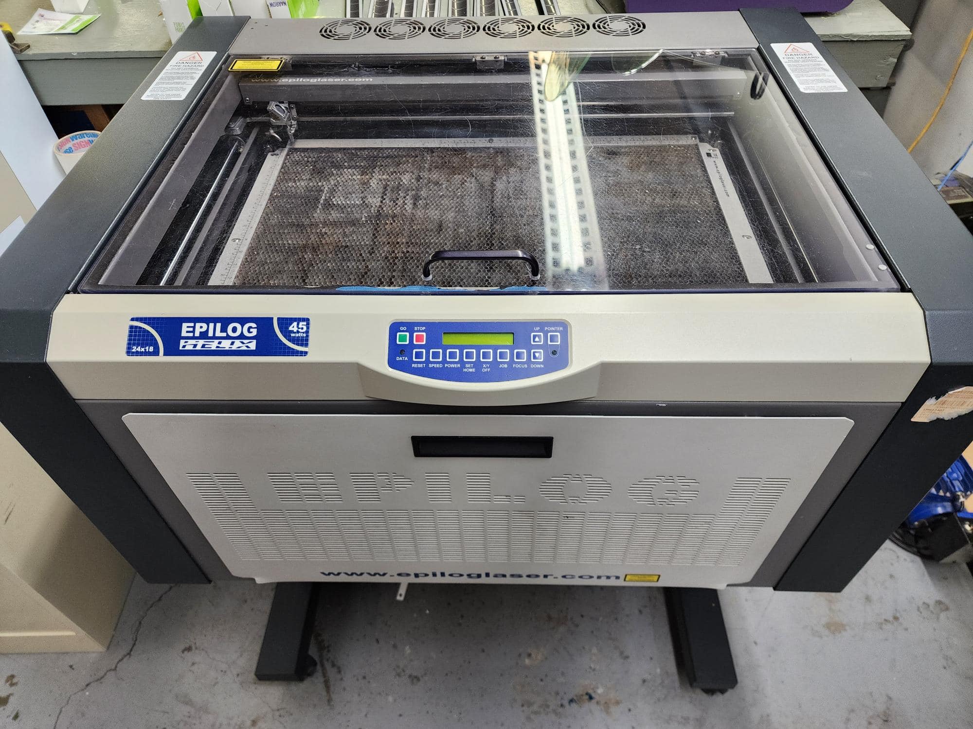24"x18" 45 Watt Epilog Helix Laser Engraver