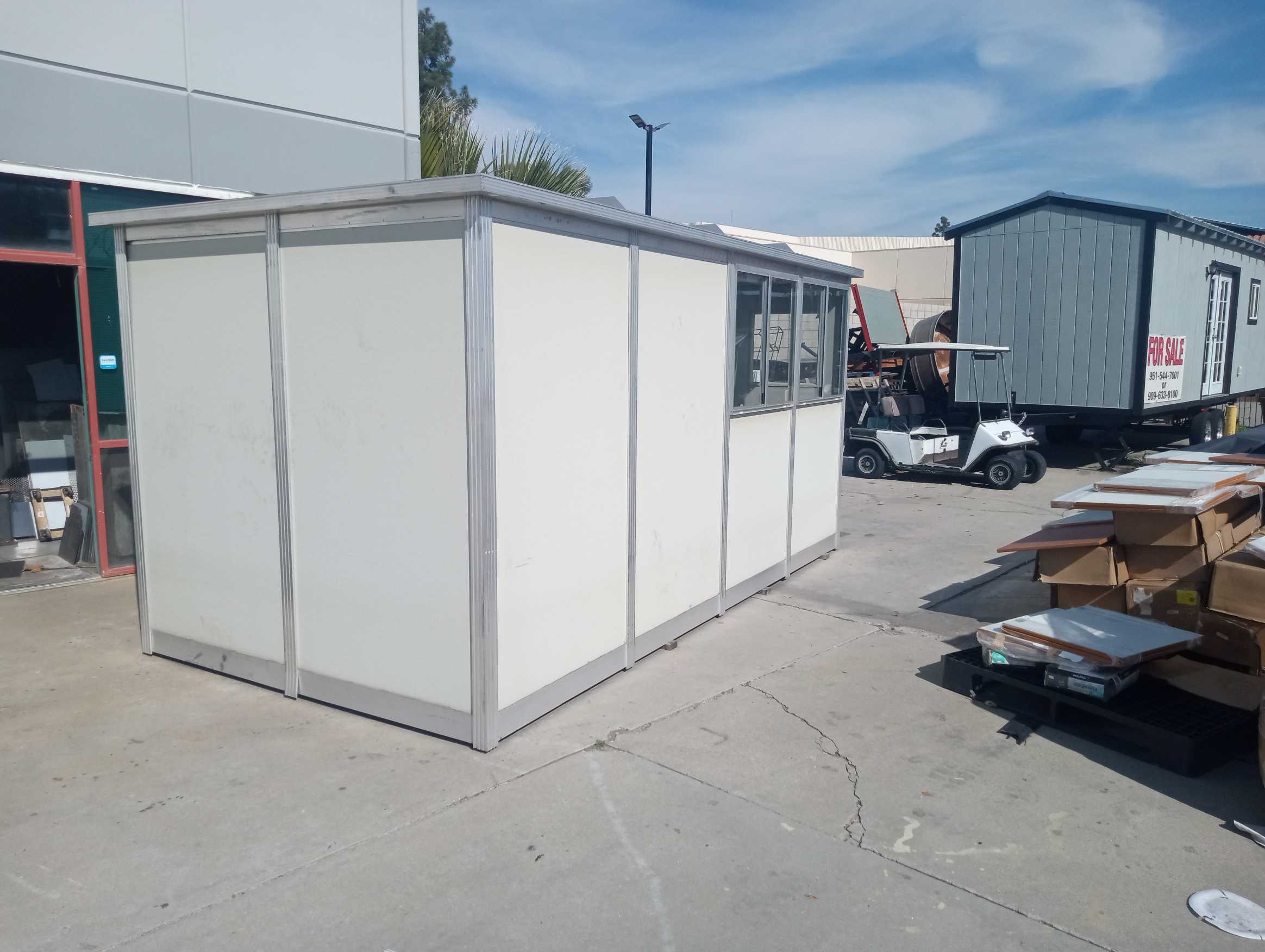 8' x 16' Portafab Standard Quick-Ship Modular Building With AC Units, 4 Wall