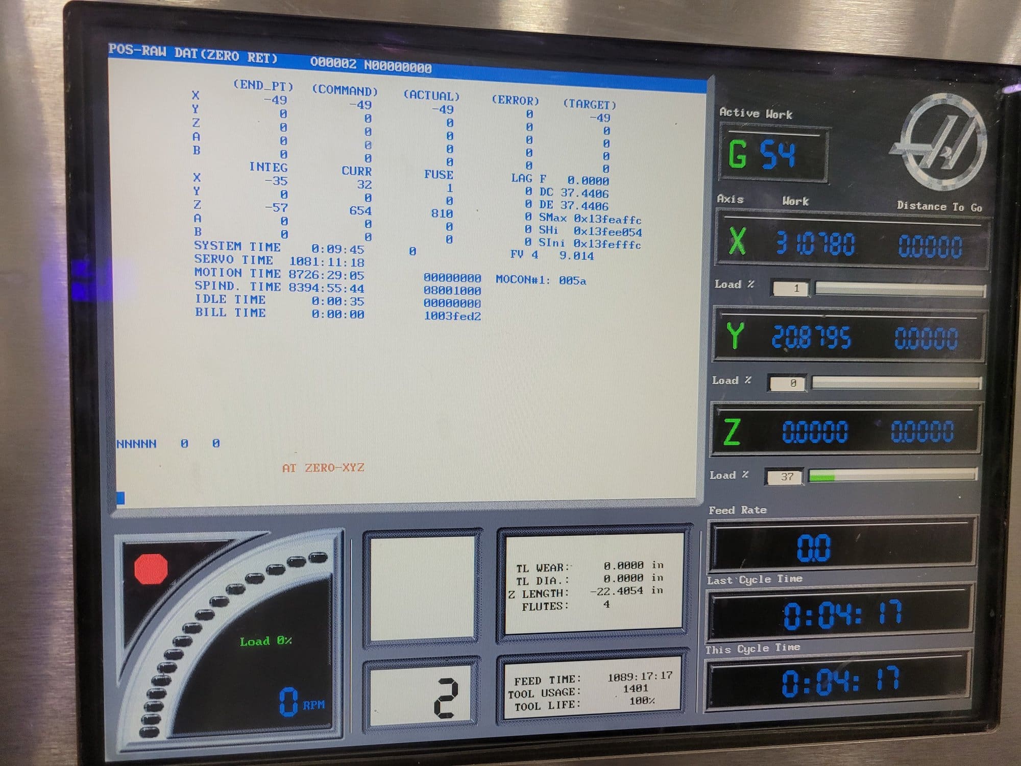 Haas VF-6/40 CNC VMC