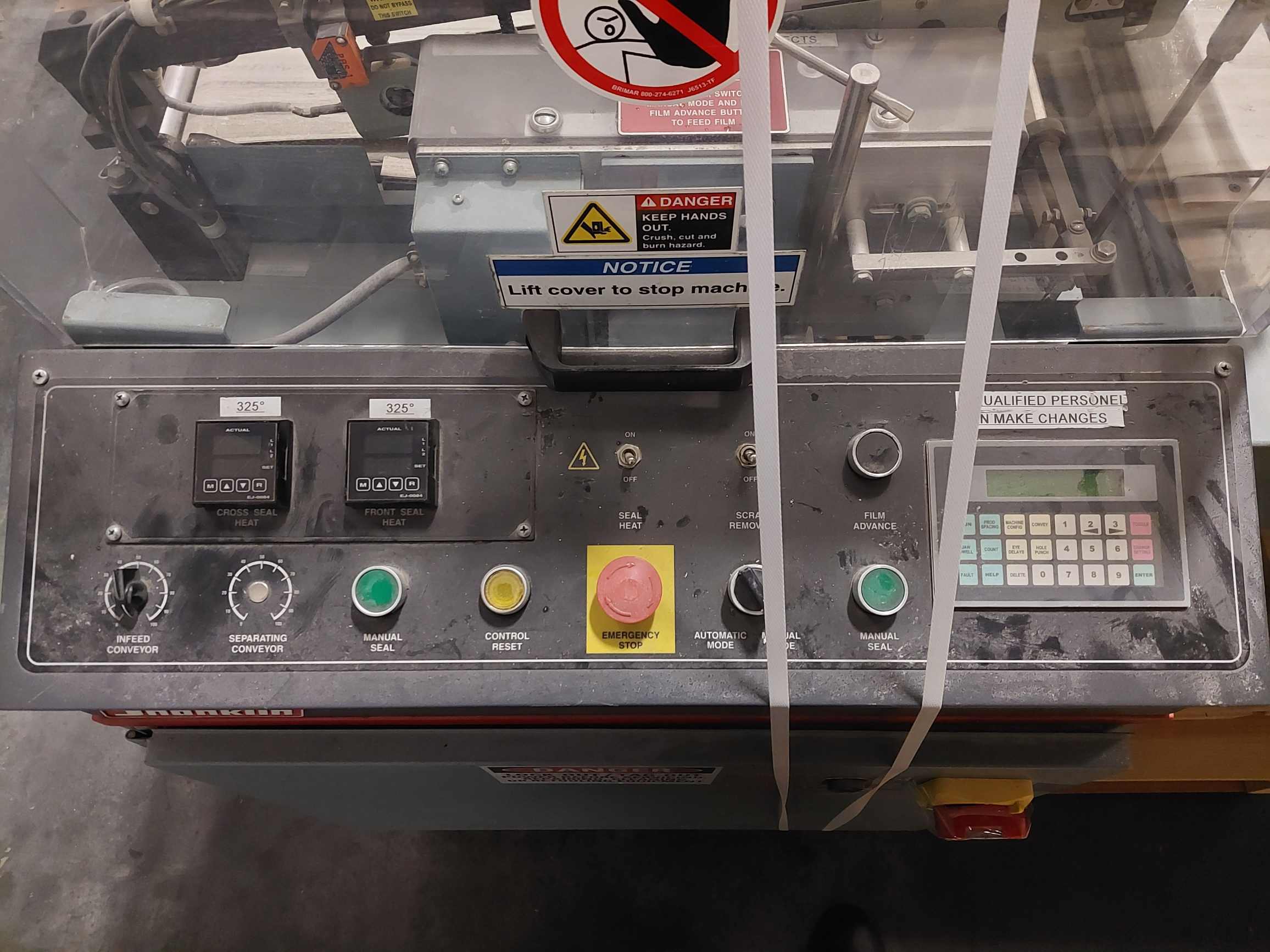 Shanklin A26A L-Bar Heat Sealer with Salvage Rewinder