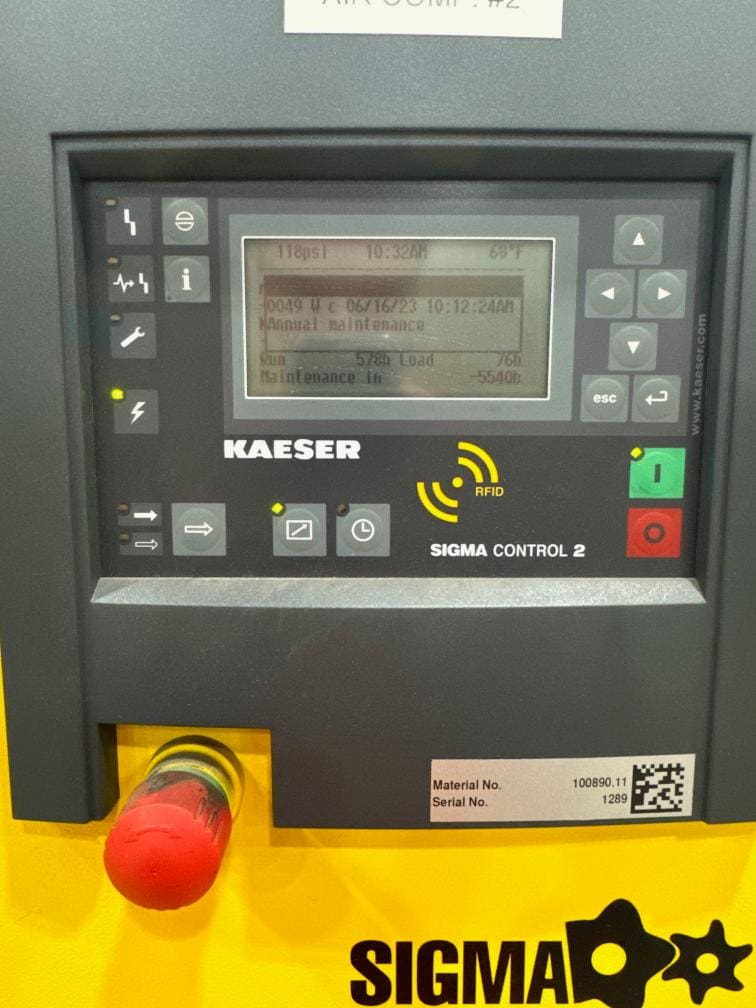 10 HP Duplex Kaeser SX 5 Aircenter Air Compressor