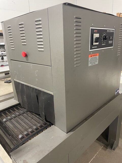 Clamco 6022 Heat Shrink Tunnel with 22" wide x 10" high opening