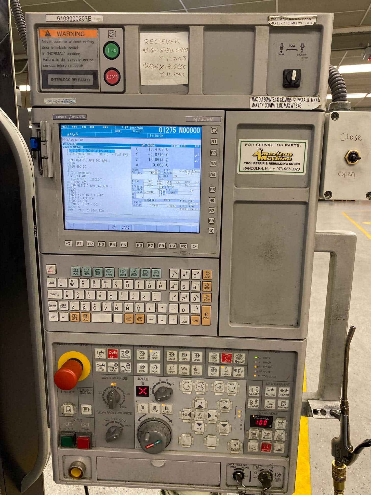 DMG Mori Seiki Ecoline 1035V, VMC
