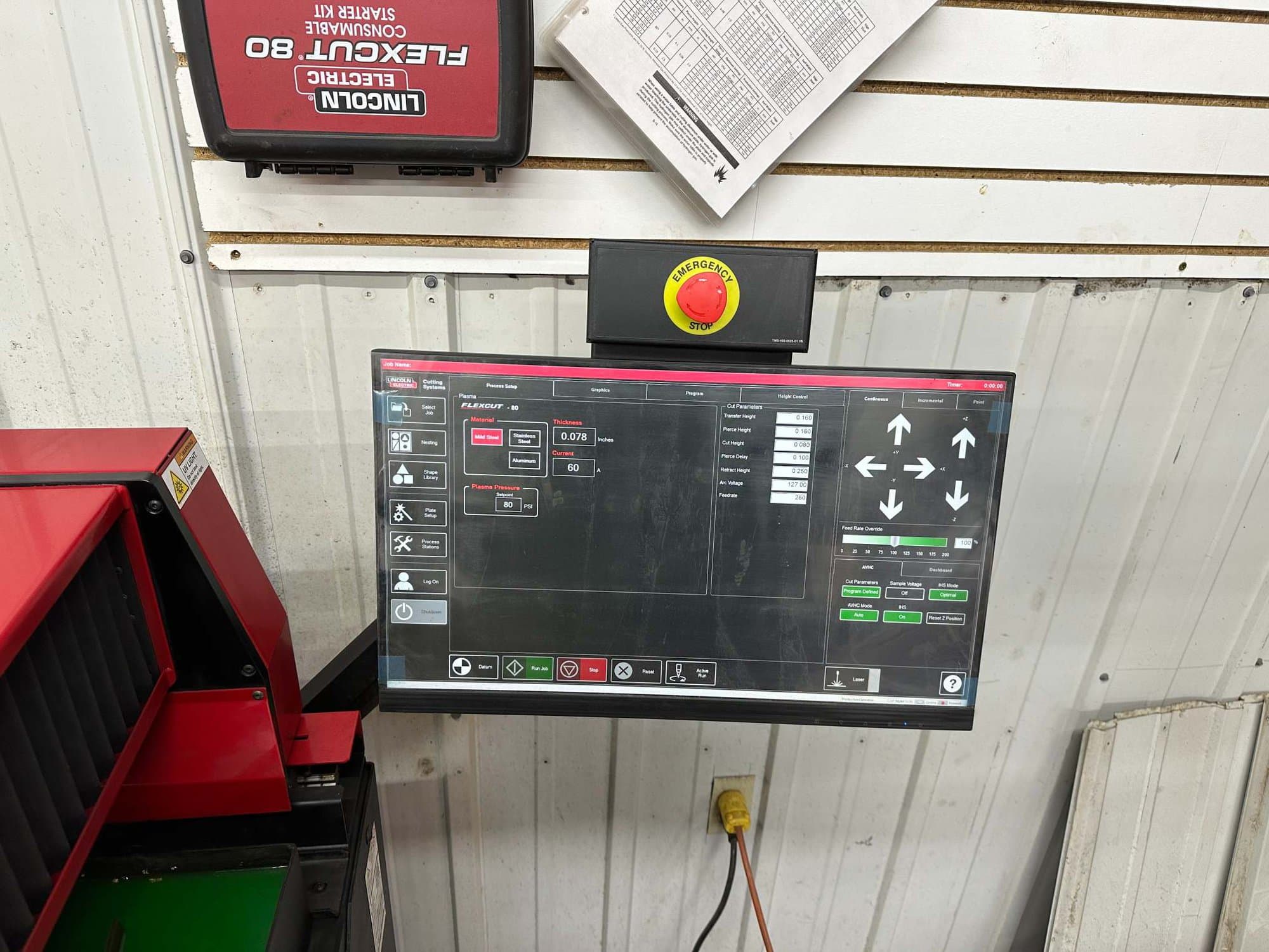 4'x8' Lincoln Electric Torchmate 4800 CNC Plasma Table