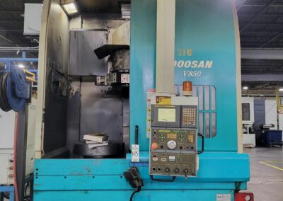 2004 doosan v850 cnc vtl with 24 inch chuck