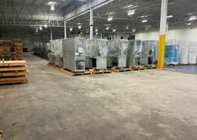 2020 kyd automatic mask machine with roll back cutter earloop welder and conveyor - crated