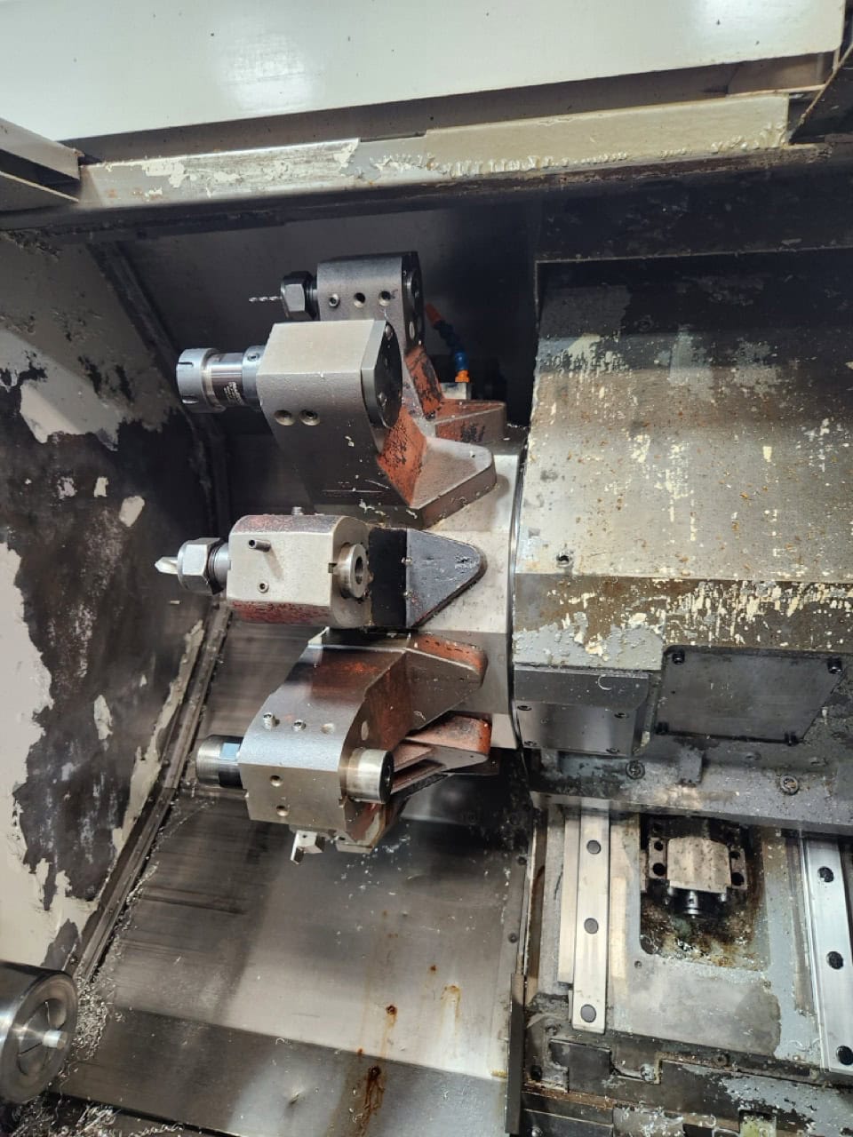 Mazak Super Quick Turn 200MY Multi-Axis CNC Lathe, 1999 - Fusion 640 Control, Y Axis, Live Tooling, Bar Feeder, Parts Catcher - Image 10