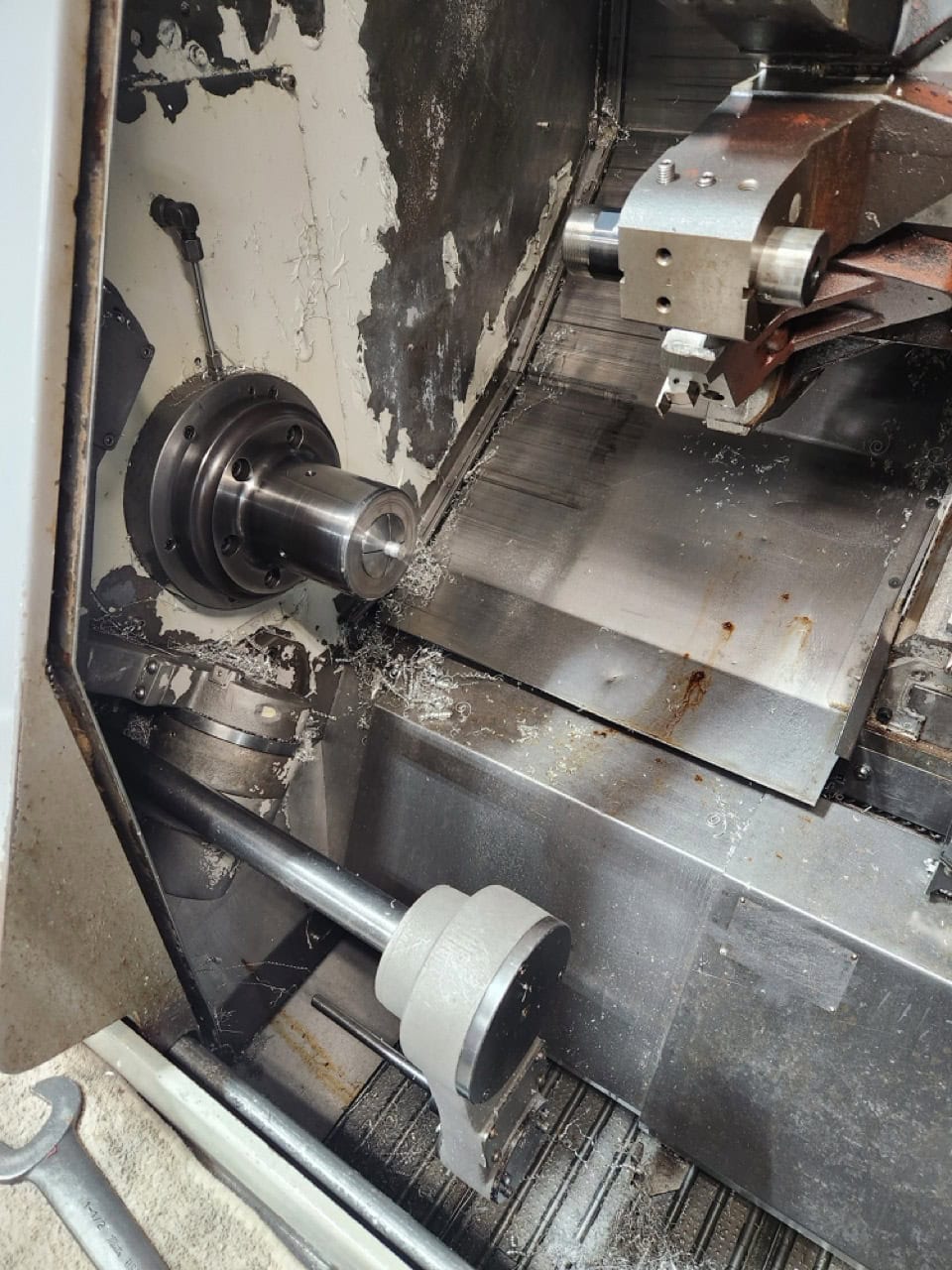 Mazak Super Quick Turn 200MY Multi-Axis CNC Lathe, 1999 - Fusion 640 Control, Y Axis, Live Tooling, Bar Feeder, Parts Catcher - Image 11