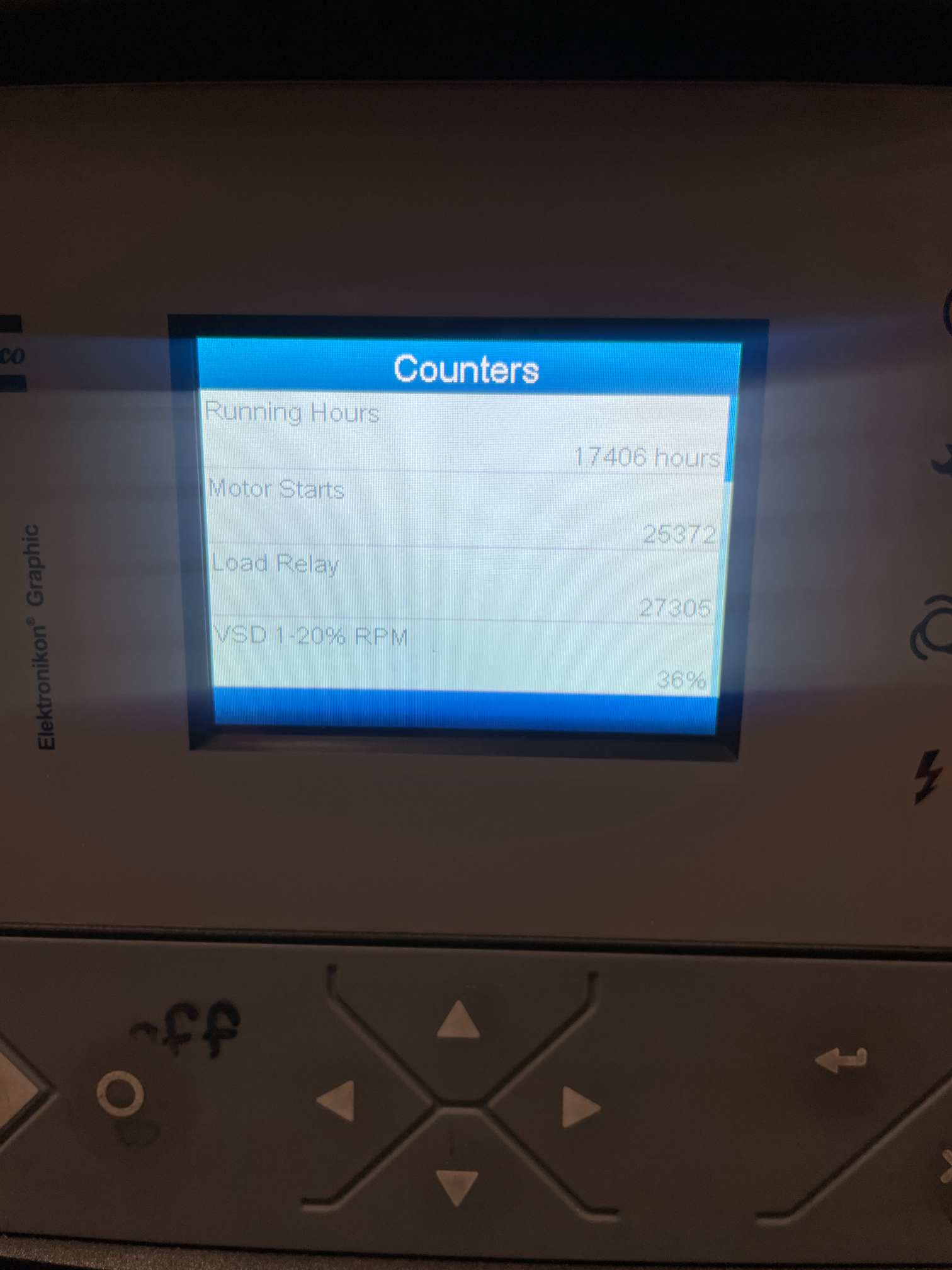50 HP Atlas Copco Air Compressor Model GA37VSD+ FF