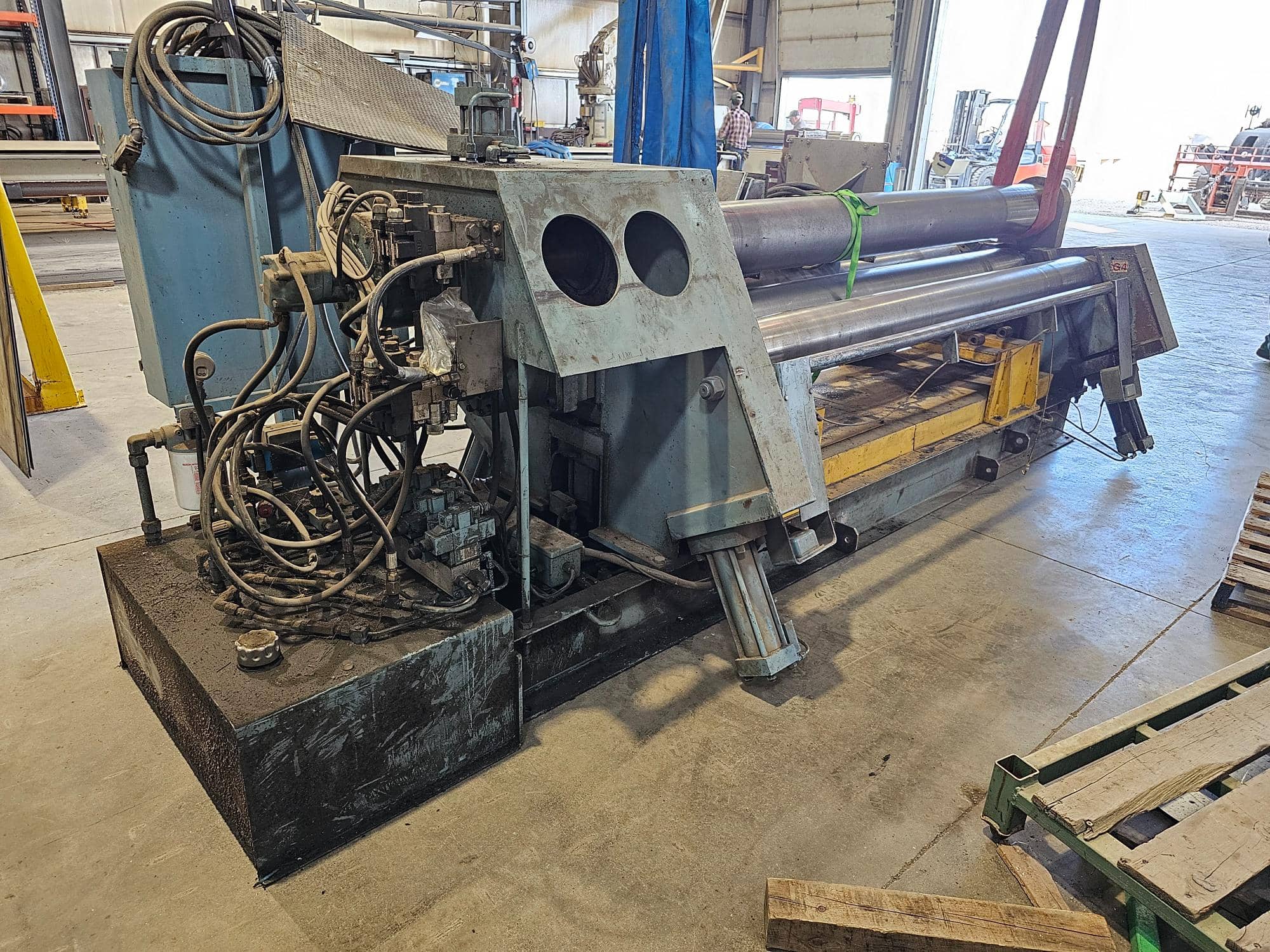 Bertsch 3/8" X 8' Plate Roller