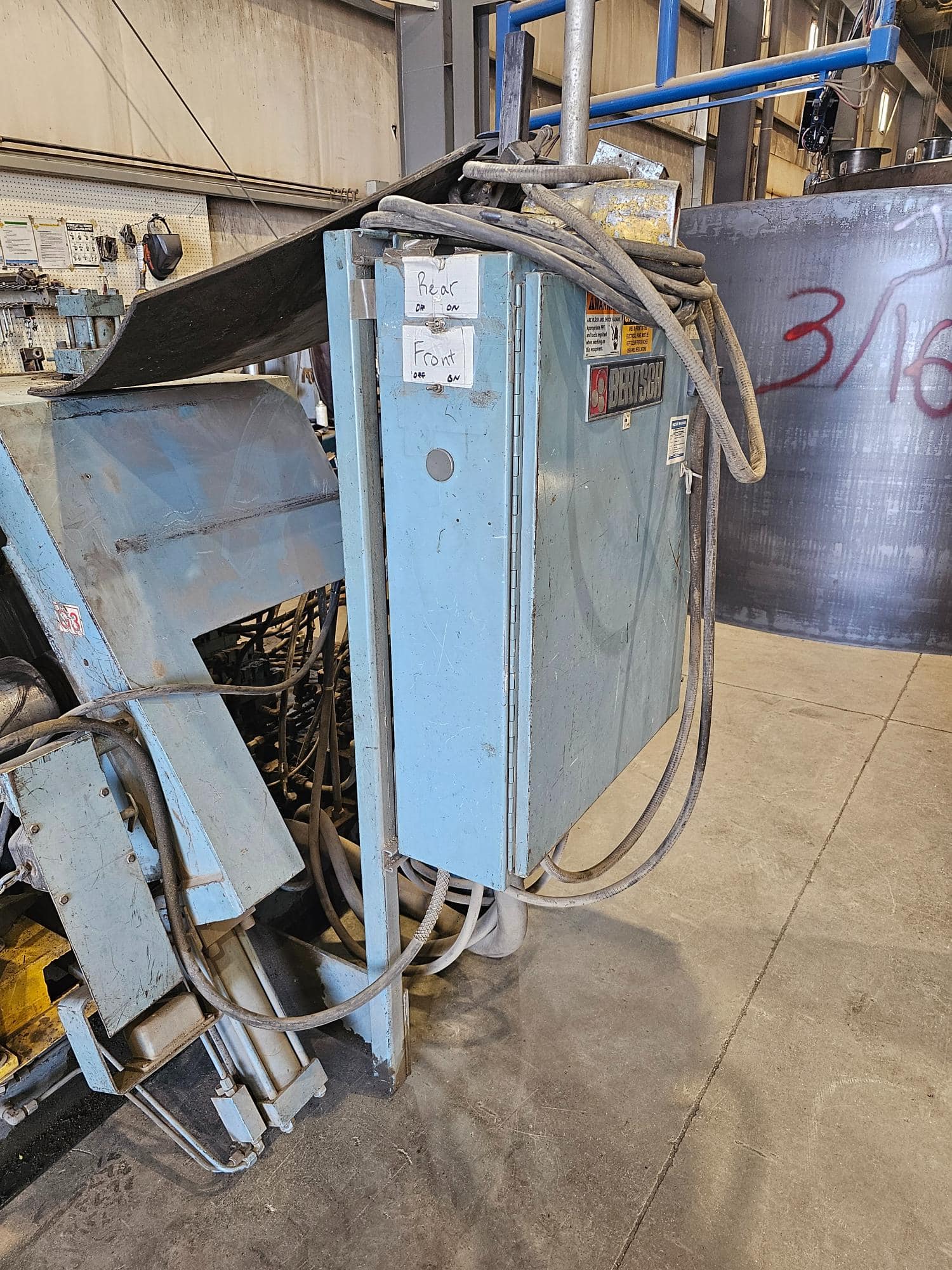Bertsch 3/8" X 8' Plate Roller