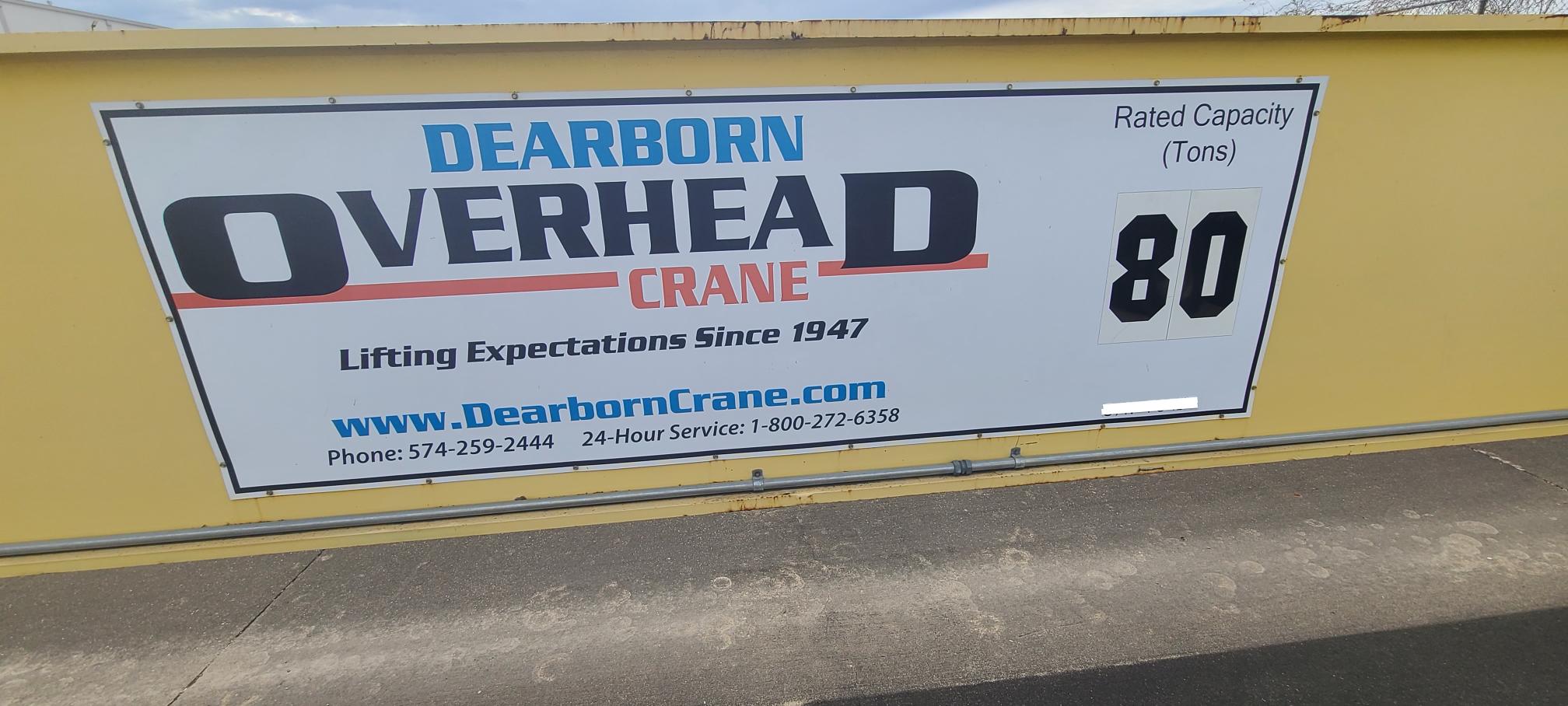 Dual 40 Ton Dearborn Overhead Crane