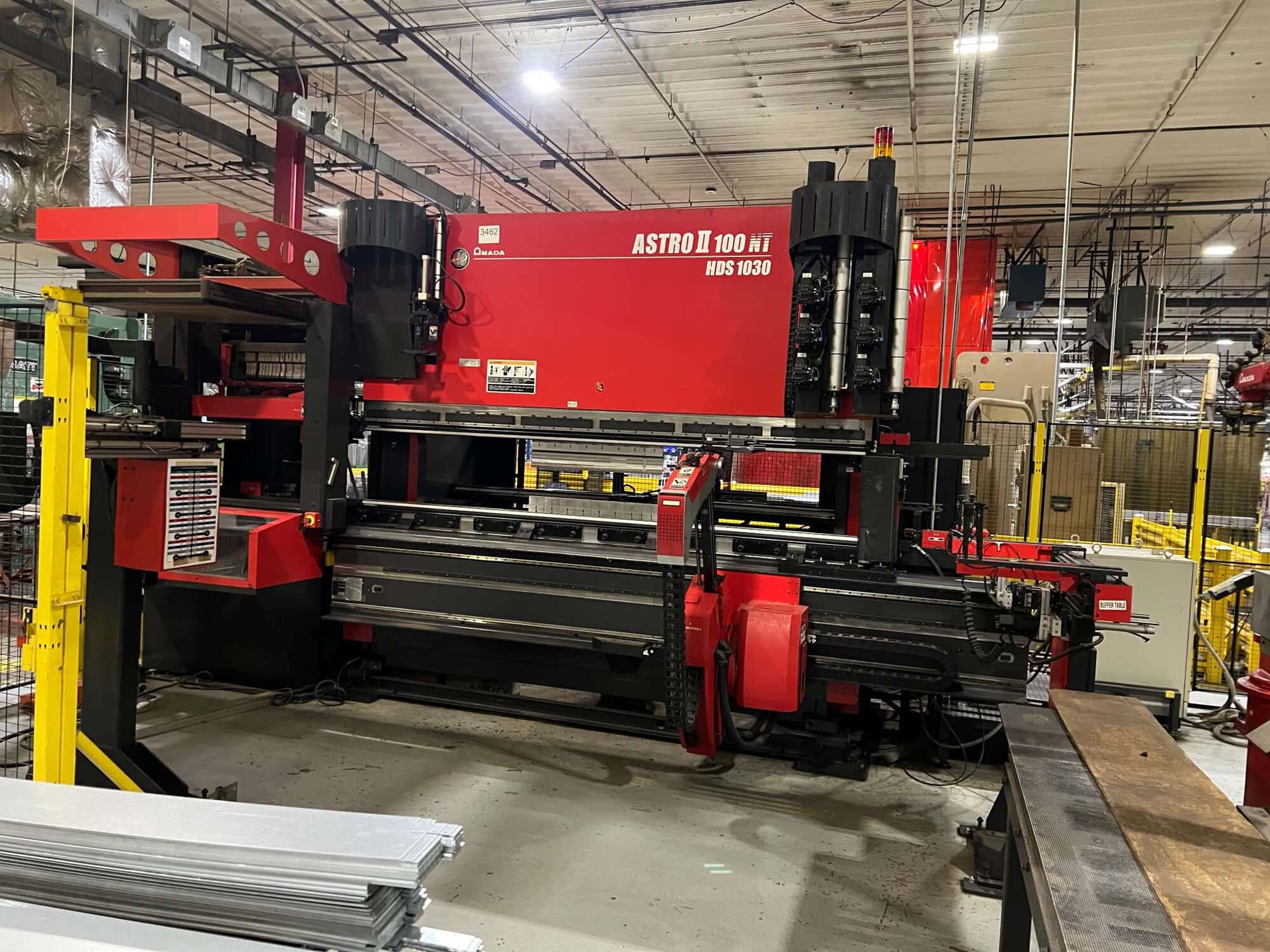 110 Ton x 10′ Amada Astro II 100NT/ HDS-1030 Robot Press Brake Cell With ATC