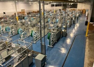 all 2020 kyd automatic mask machine with roll back cutter earloop welder and conveyor