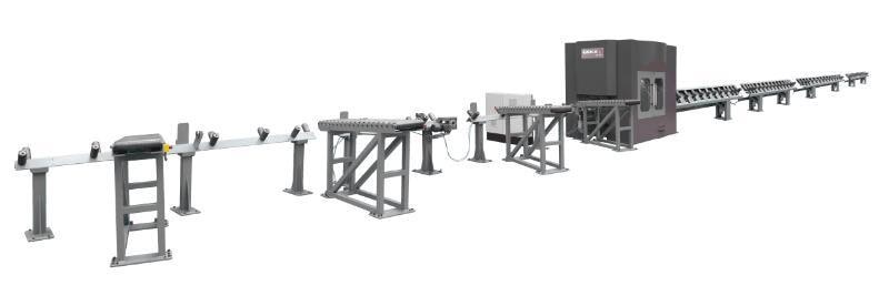 Geka Gamma Roller GR-160-3P/ALPS, 2025 - CNC Structural Steel Punch Lines For Angles, Flat Bars, And U Channels
