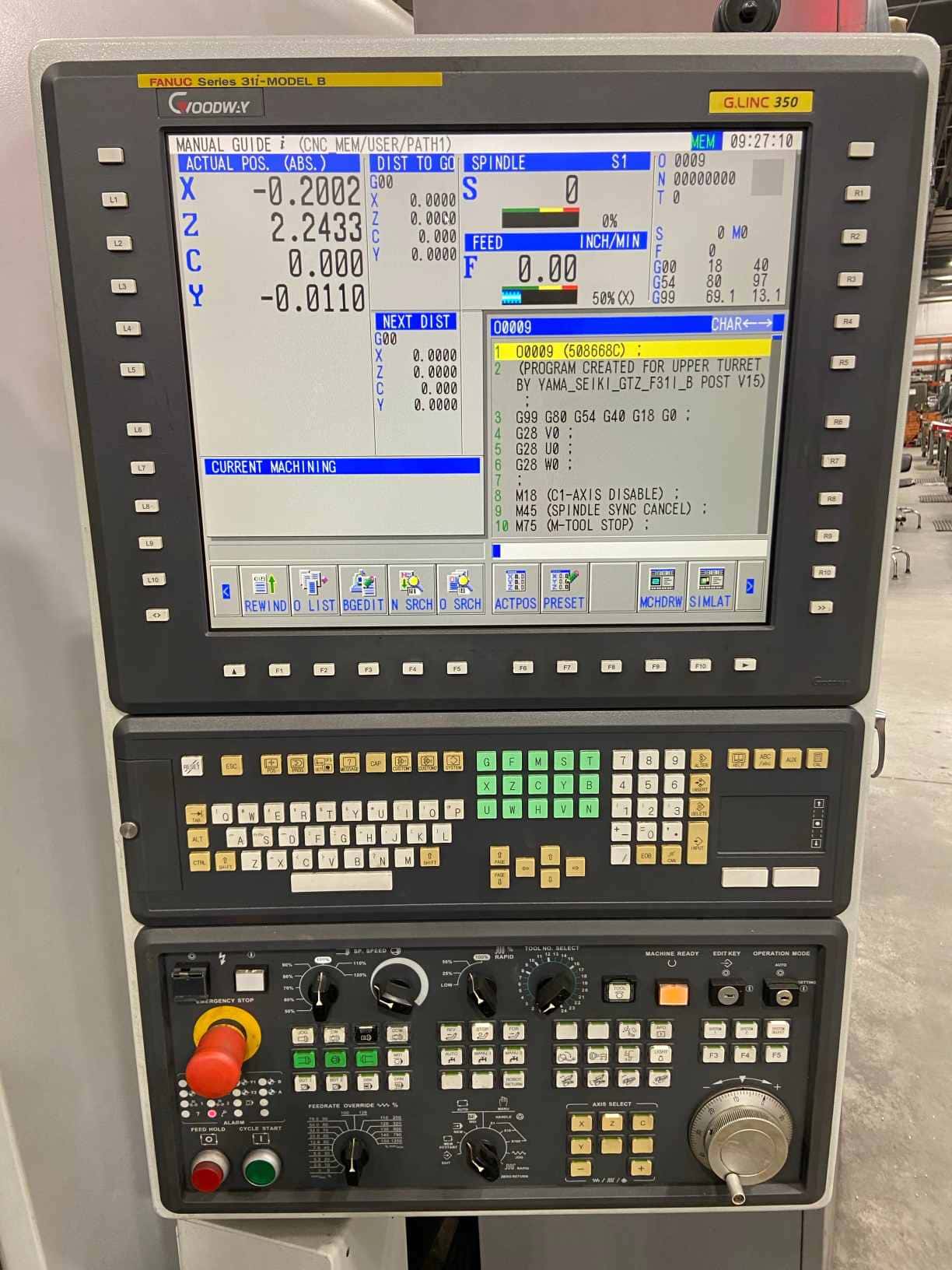 Yama Seiki GTZ-2600Y CNC Lathe