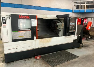 mazak qts 350 cnc lathe with mazatrol smart control 2013