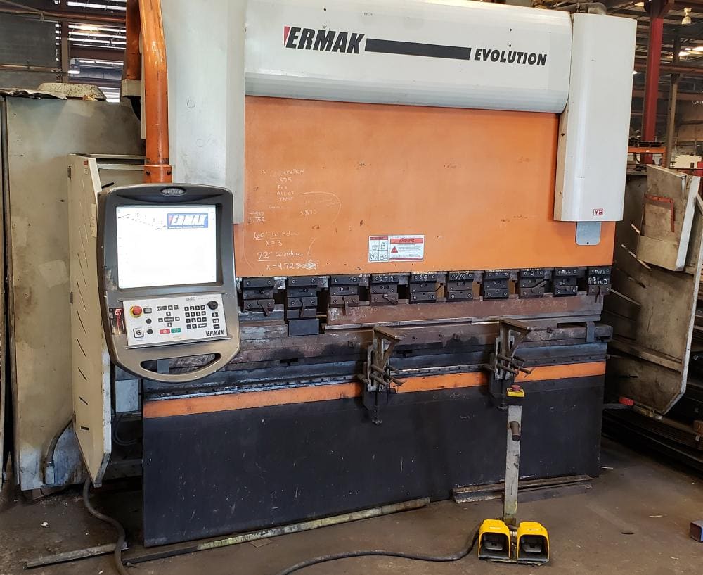 110 Ton x 8' Ermak Evolution 8x110 Hydraulic Press Brake