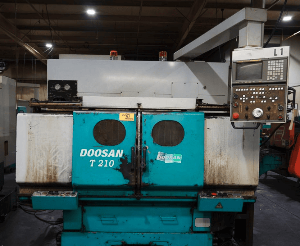 Doosan T-210-LTA Twin Spindle CNC Turning Center