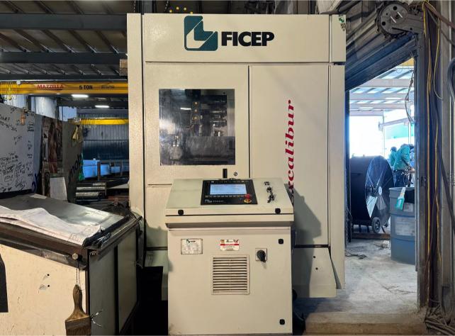 Ficep Excalibur 1201 DE CNC Single Spindle Beam Drill