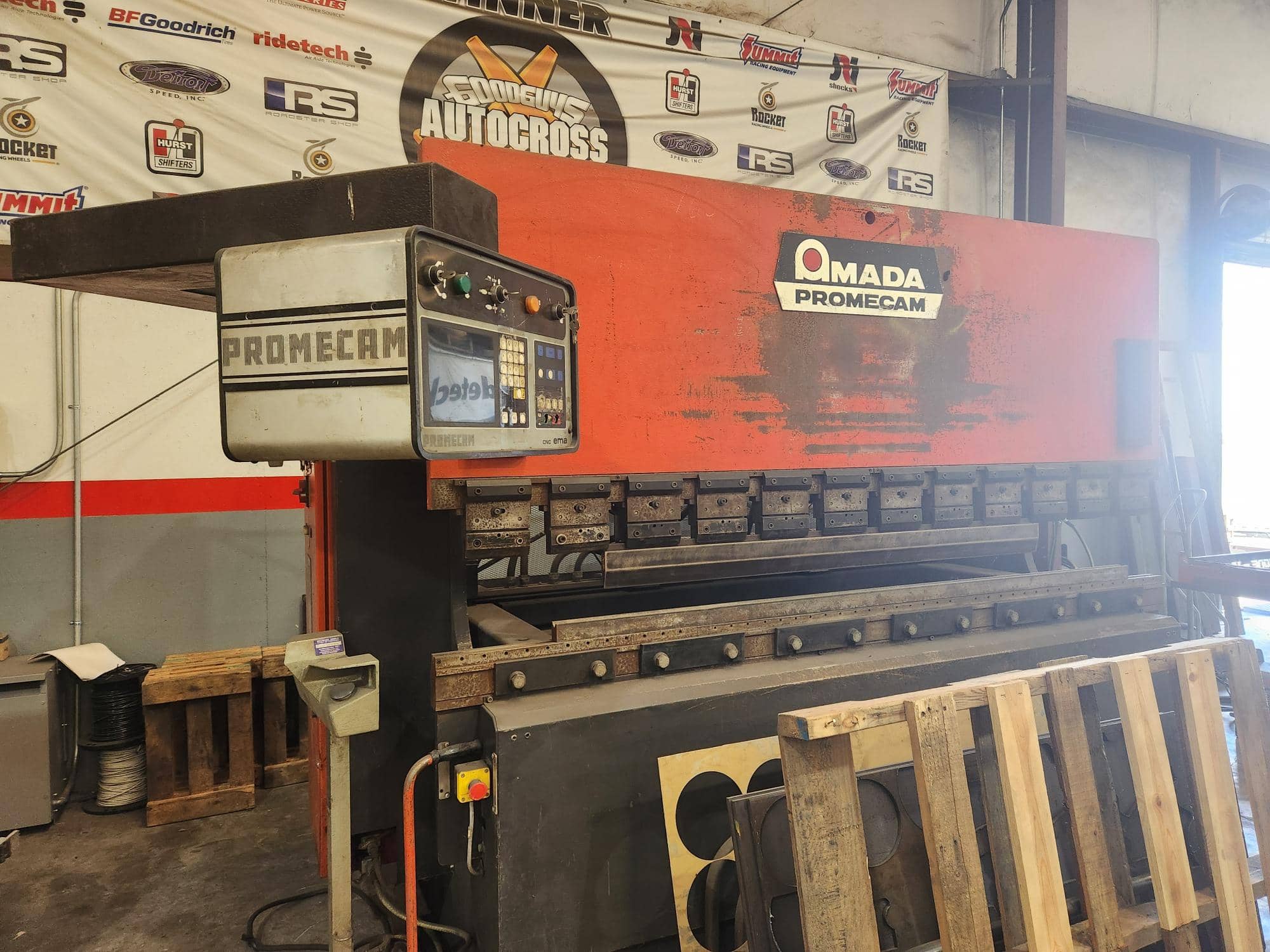 Amada 80 Ton Promecam Hydraulic Press Brake
