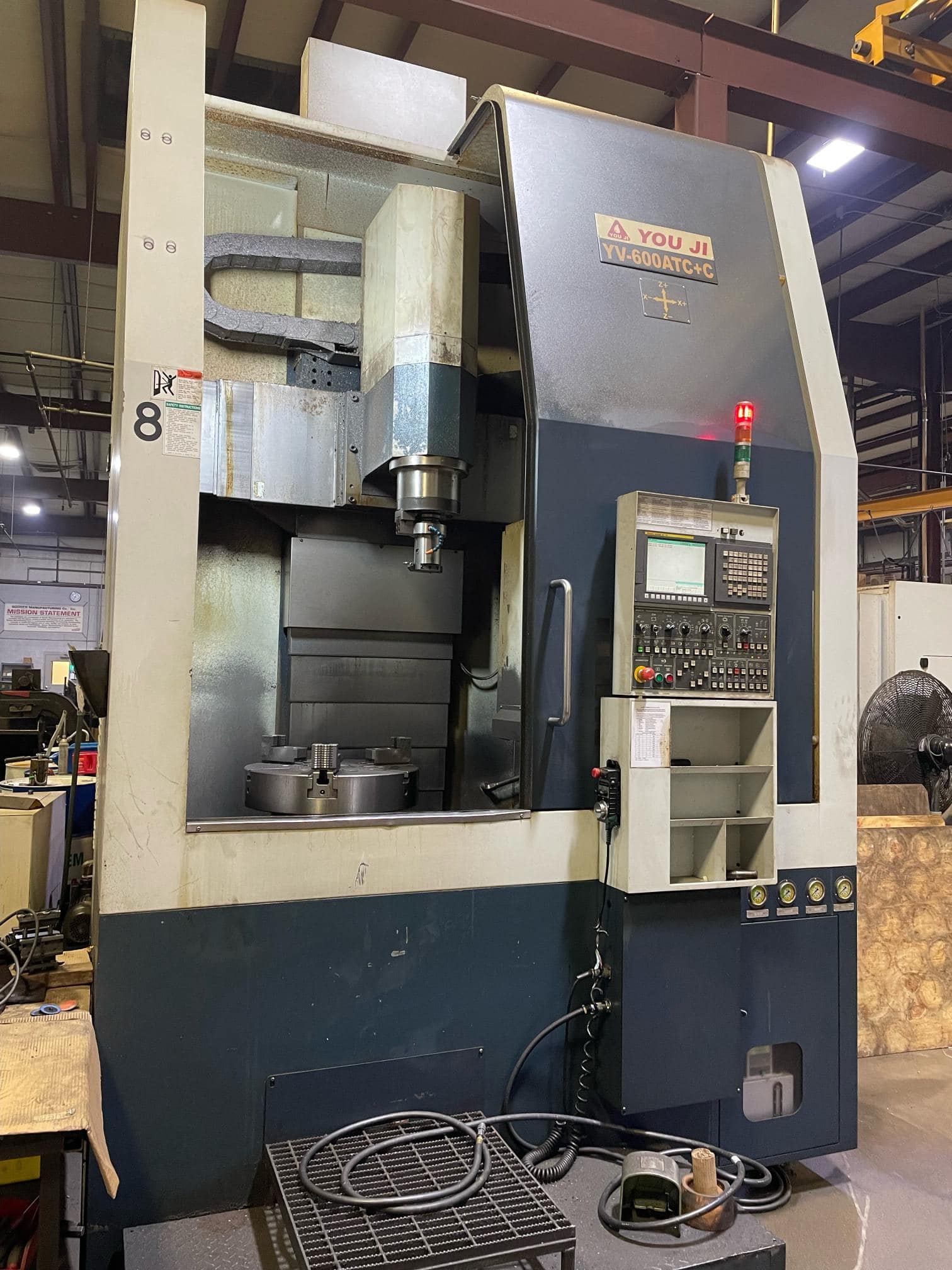 You-Ji YV-600ATC+C CNC VTL