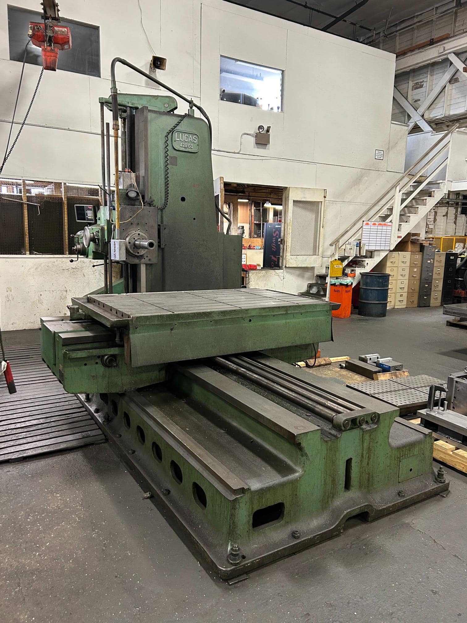4" Lucas 42B-60 Horizontal Boring Mill