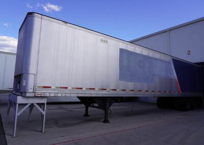 1980 pullman trailmobile 50 ft dry van box trailer
