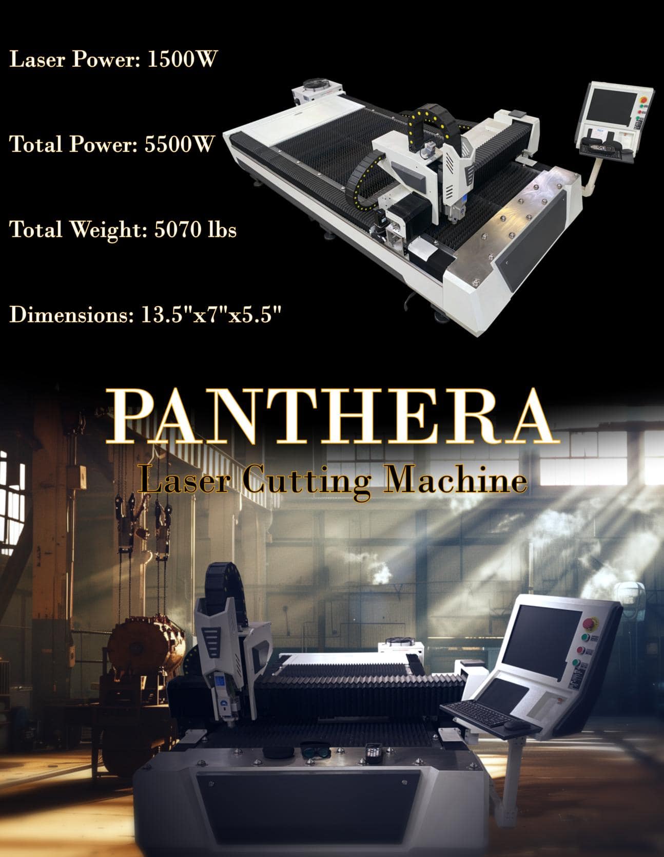 Light Object Panthera C2513 Fiber Laser Machine