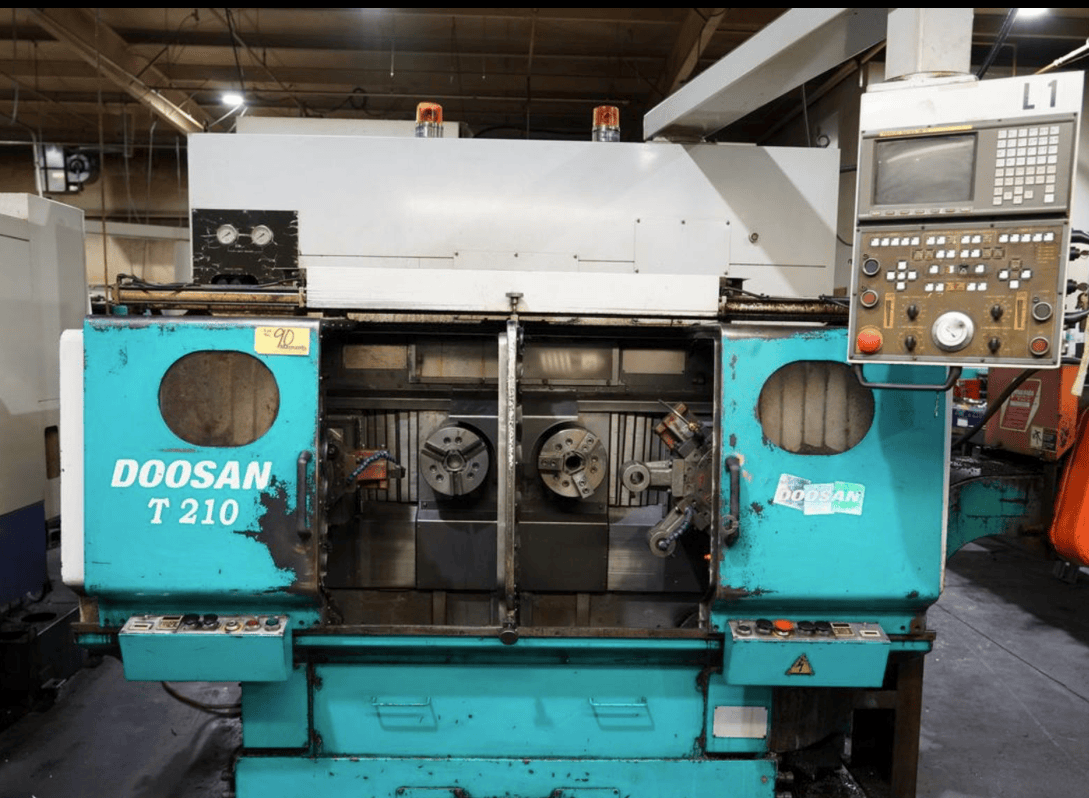 Doosan T-210-LTA Twin Spindle CNC Turning Center