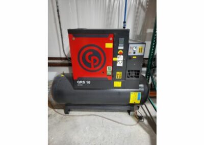 2022 chicago pneumatic qrs-10 tm120 10hp 125 gal rotary screw air compressor
