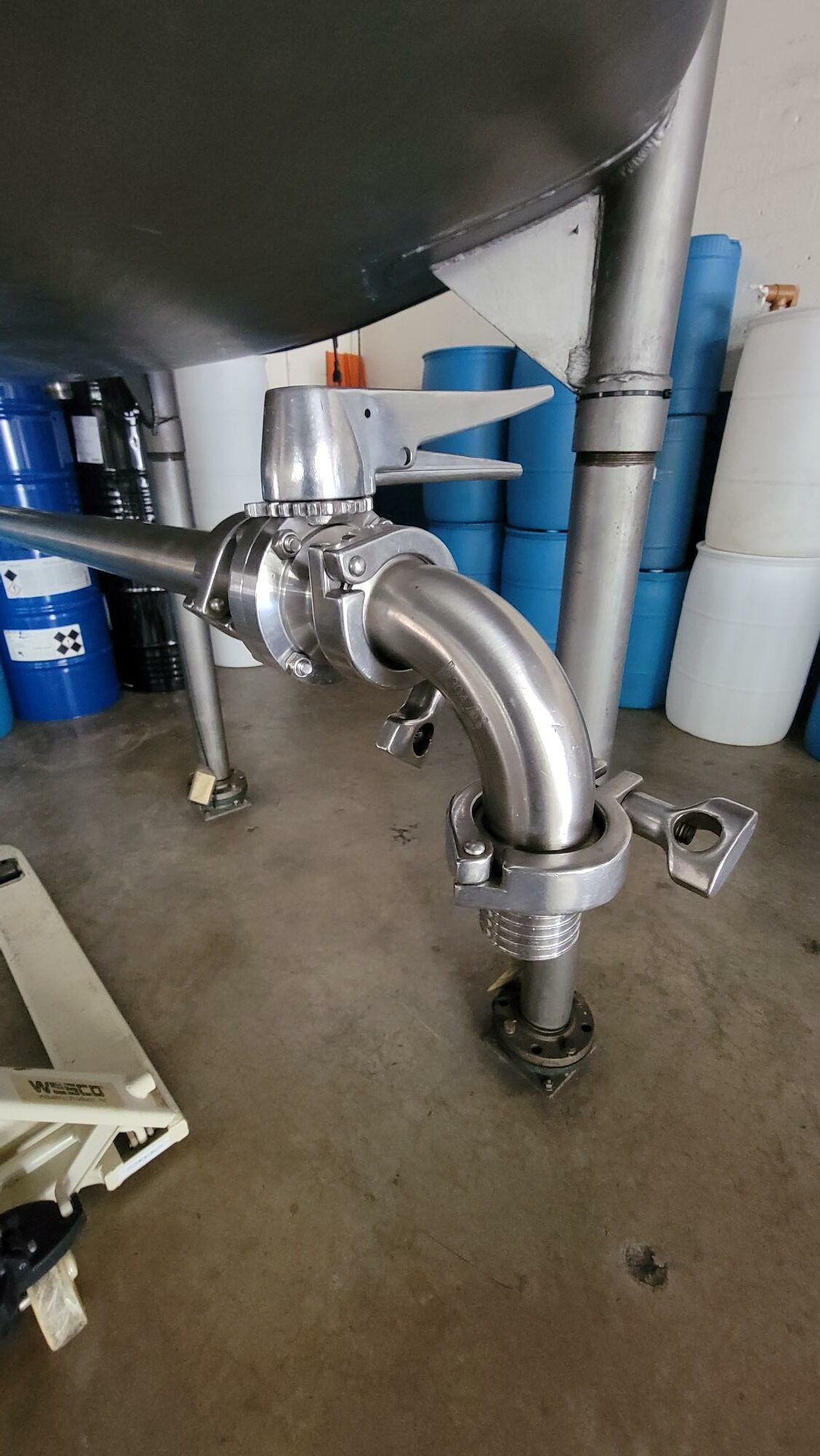 1,500 Gallon Stainless Steel Mix Tank
