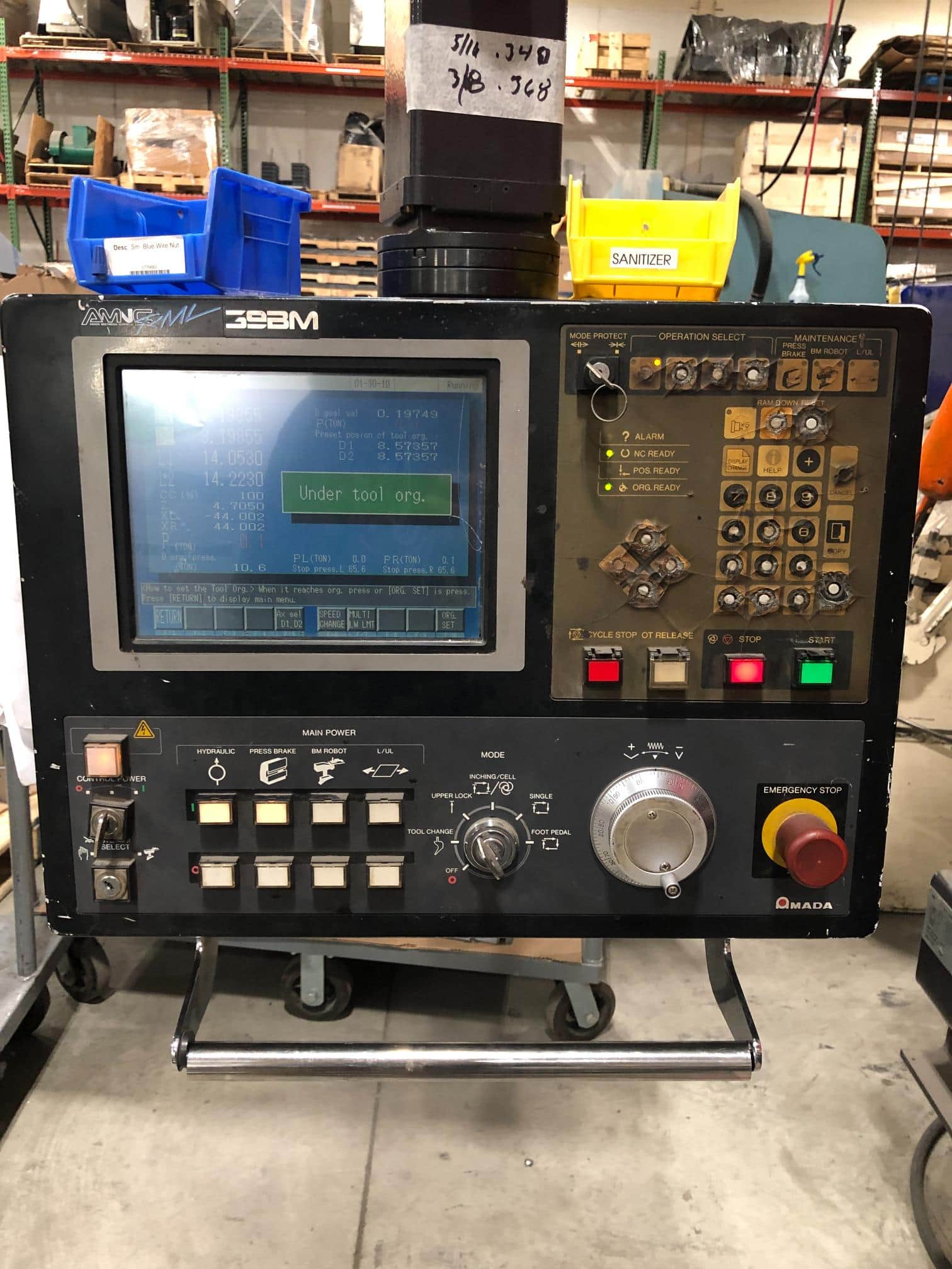 125 Ton x 10' Ton Amada Astro 100 FDBIII 1253 CNC Hydraulic Press Brake