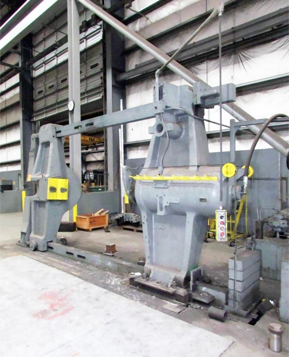 300 Ton Niles Bement K-300 Hydraulic Wheel Press