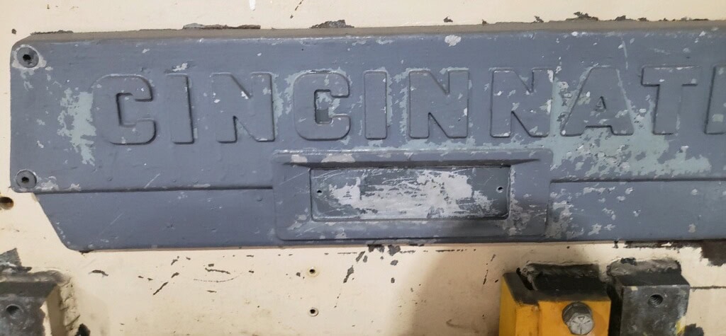 1/4" x 10' Cincinnati 1810 Hydraulic Shear