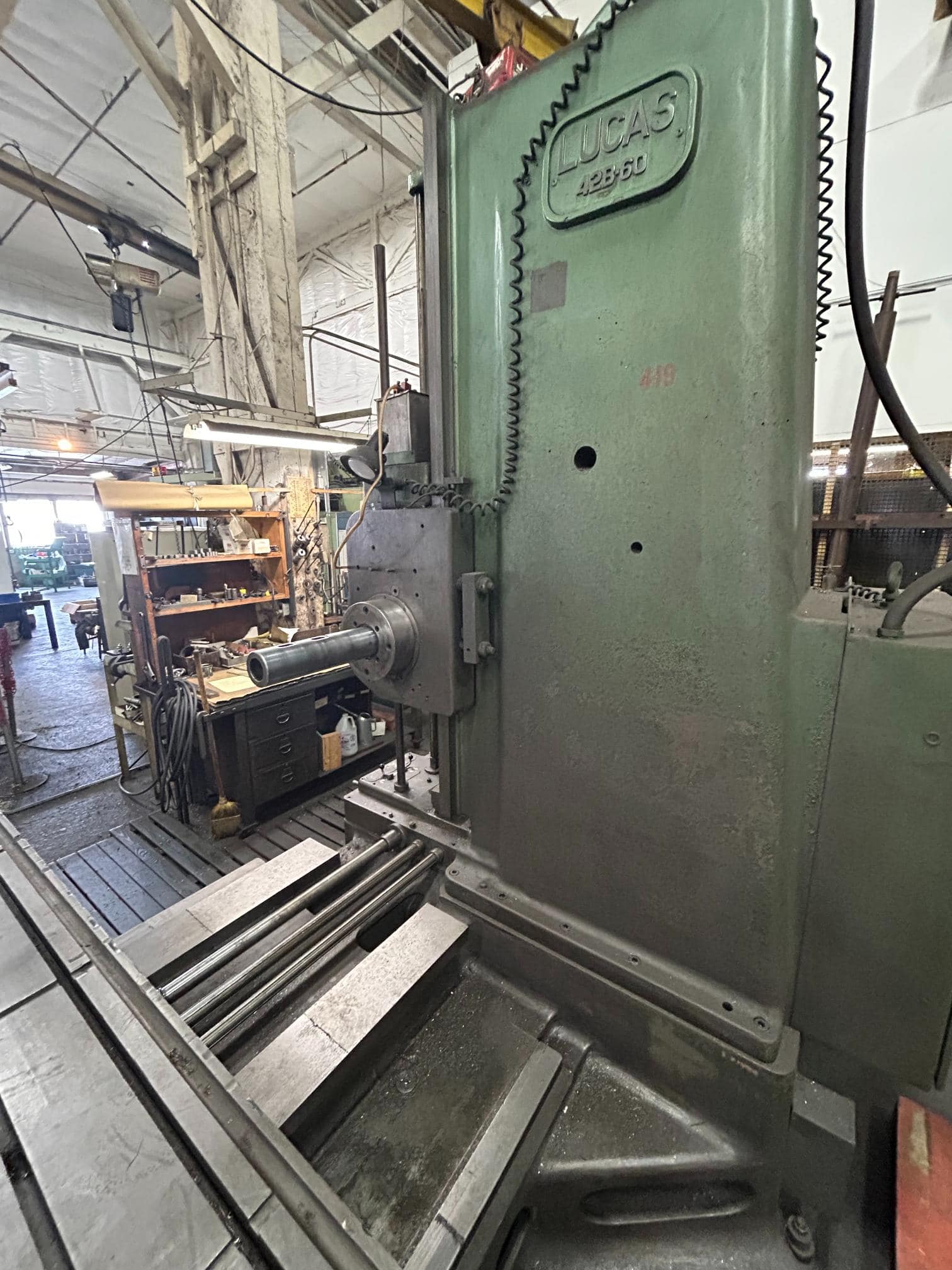 4" Lucas 42B-60 Horizontal Boring Mill