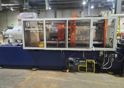 420 ton krauss maffei 420-2300 b2 injection molding machine 1995