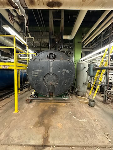 250 HP Johnston PFTA-250-4LG-15S Low Pressure Steam Boiler