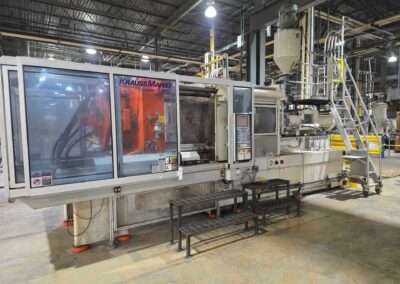 500 ton krauss maffei 500-3500 c2 injection molding machine mfg 2003