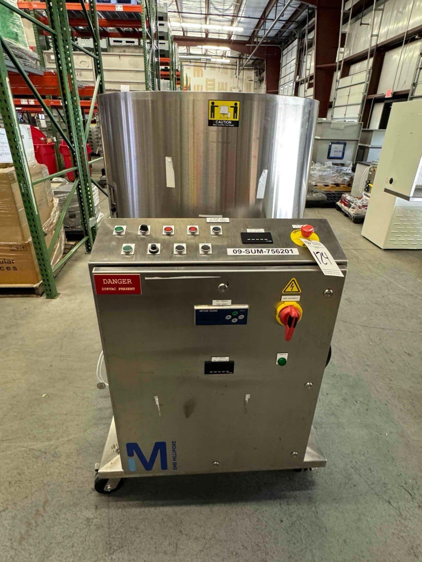 500l132 gal mettler toledo jacketed vessel 150 psi 150f 500l132 gal mettler toledo jacketed vessel 150 psi 150f
