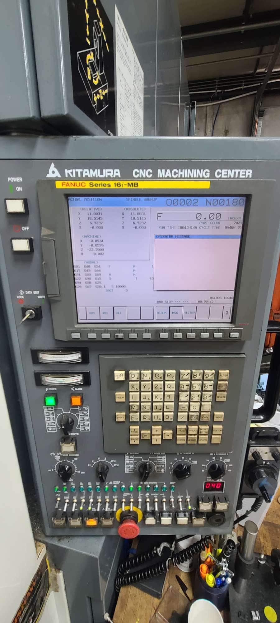 Kitamura MyCenter HX400i CNC HMC