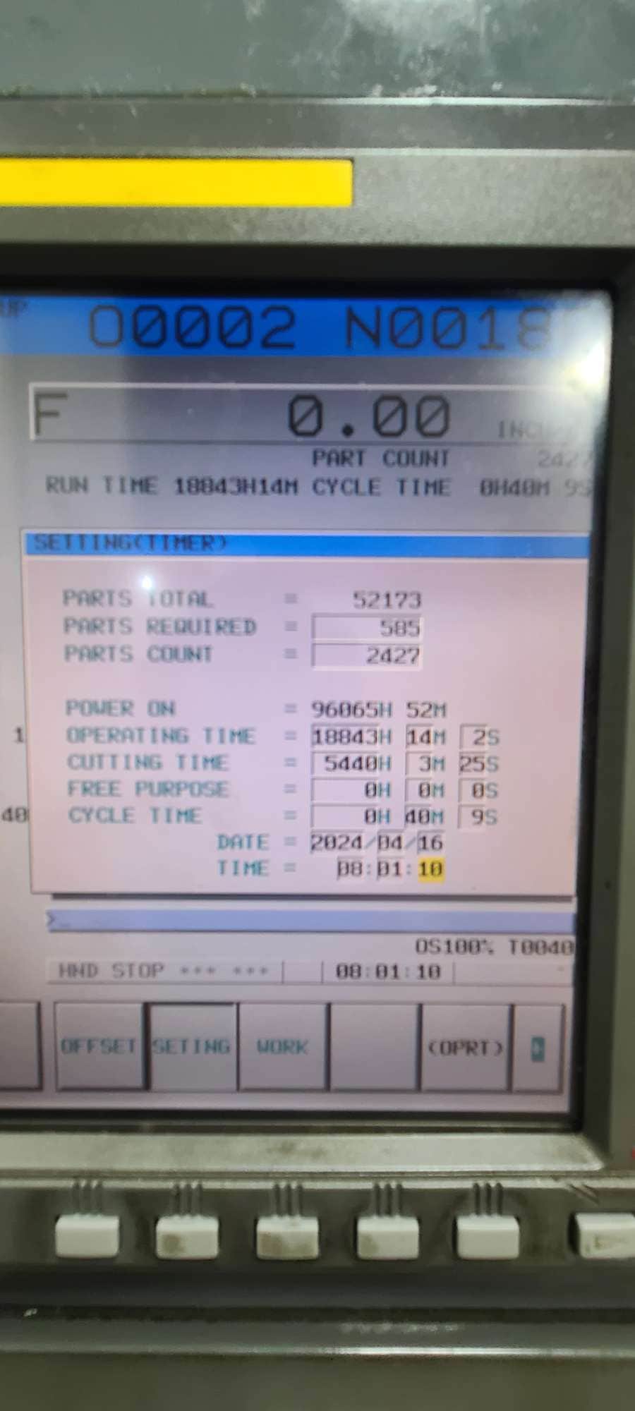 Kitamura MyCenter HX400i CNC HMC