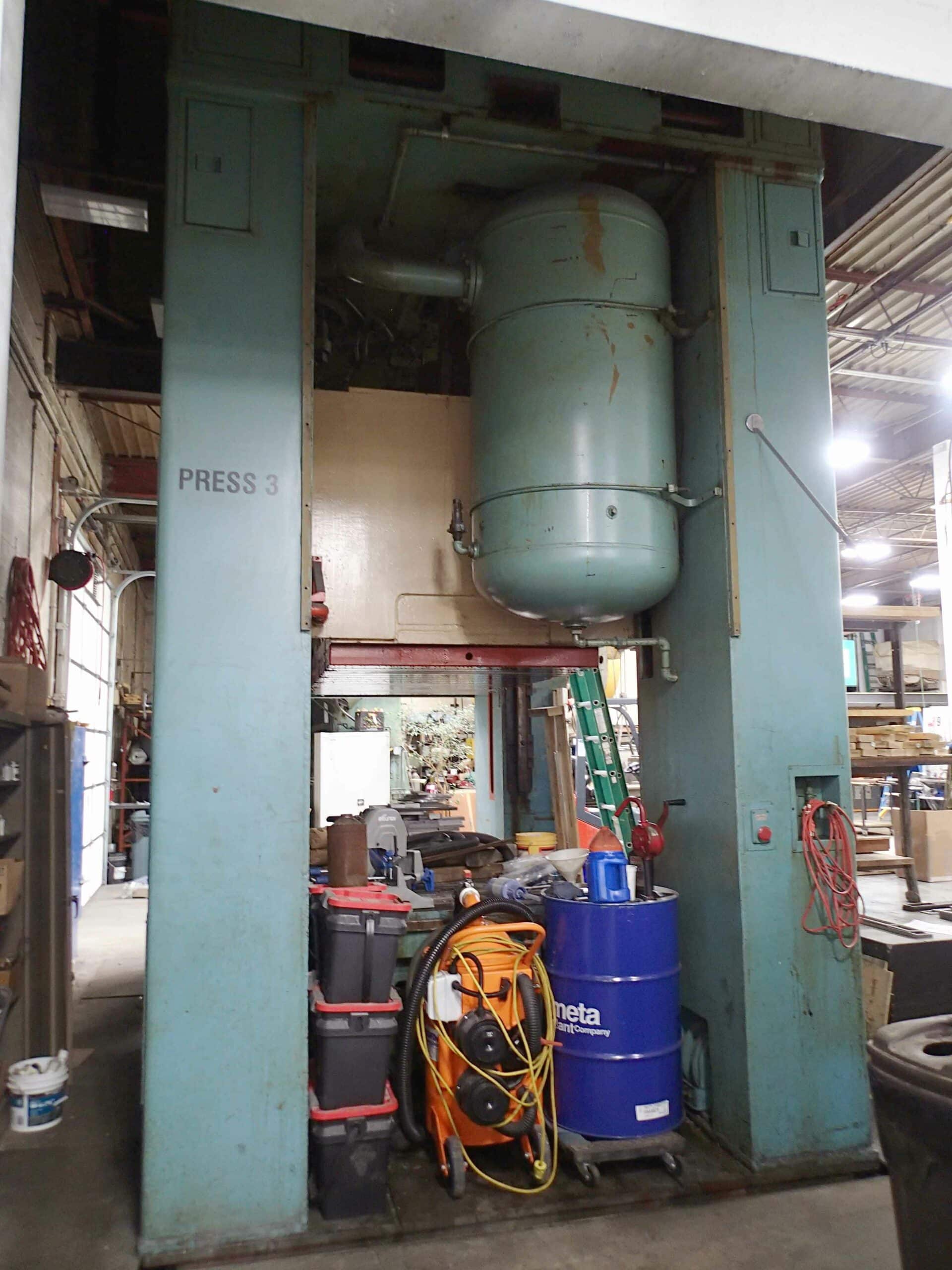 500 Ton Bliss Straight Side Press