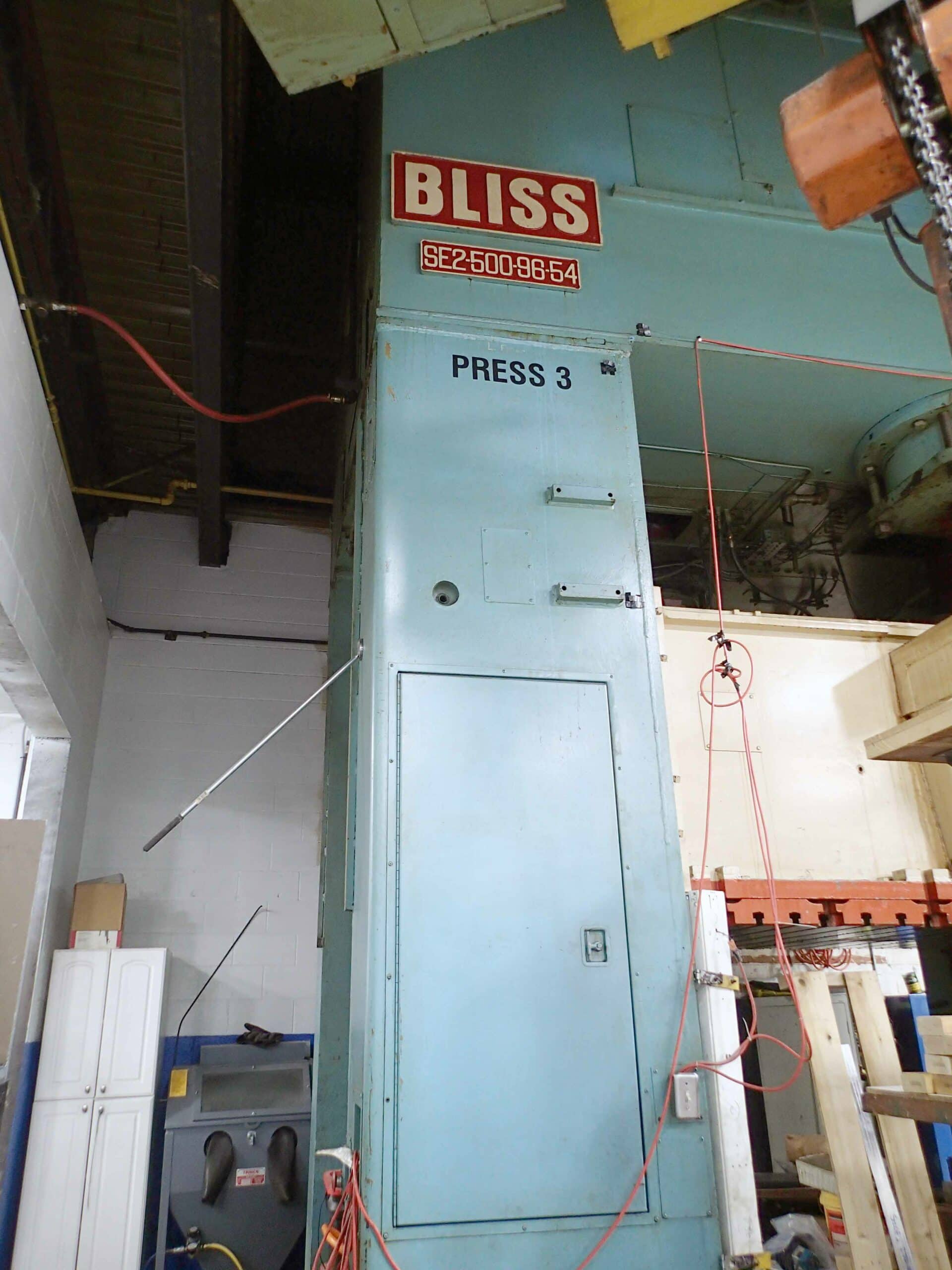 500 Ton Bliss Straight Side Press