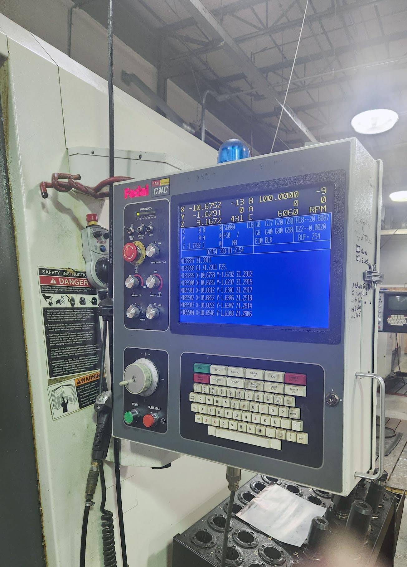 MAG Fadal VMC 6535 HT 5-Axis Vertical Mill