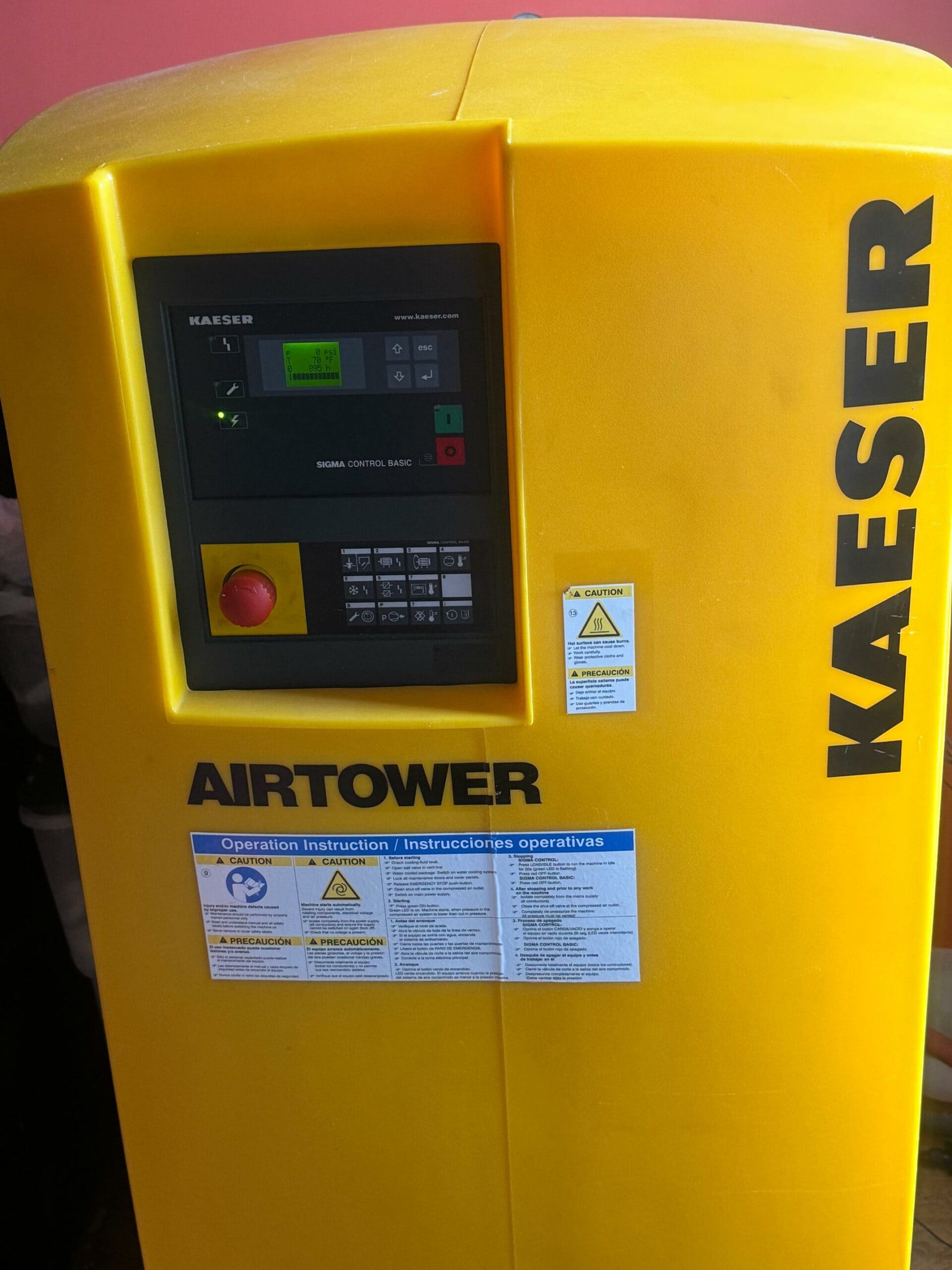 5 HP Kaeser Sigma 5C Air Compressor