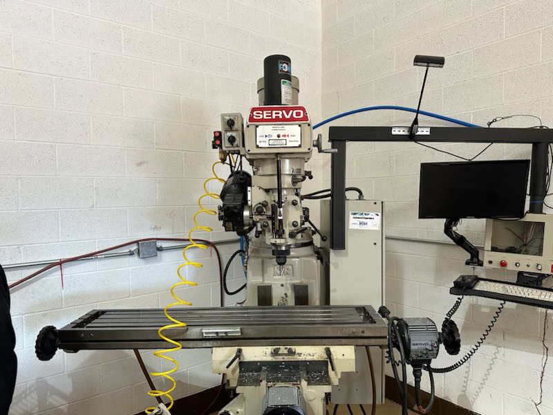 Servo 3 Axis CNC Knee Mill