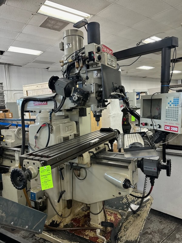 Servo 3 Axis CNC Knee Mill