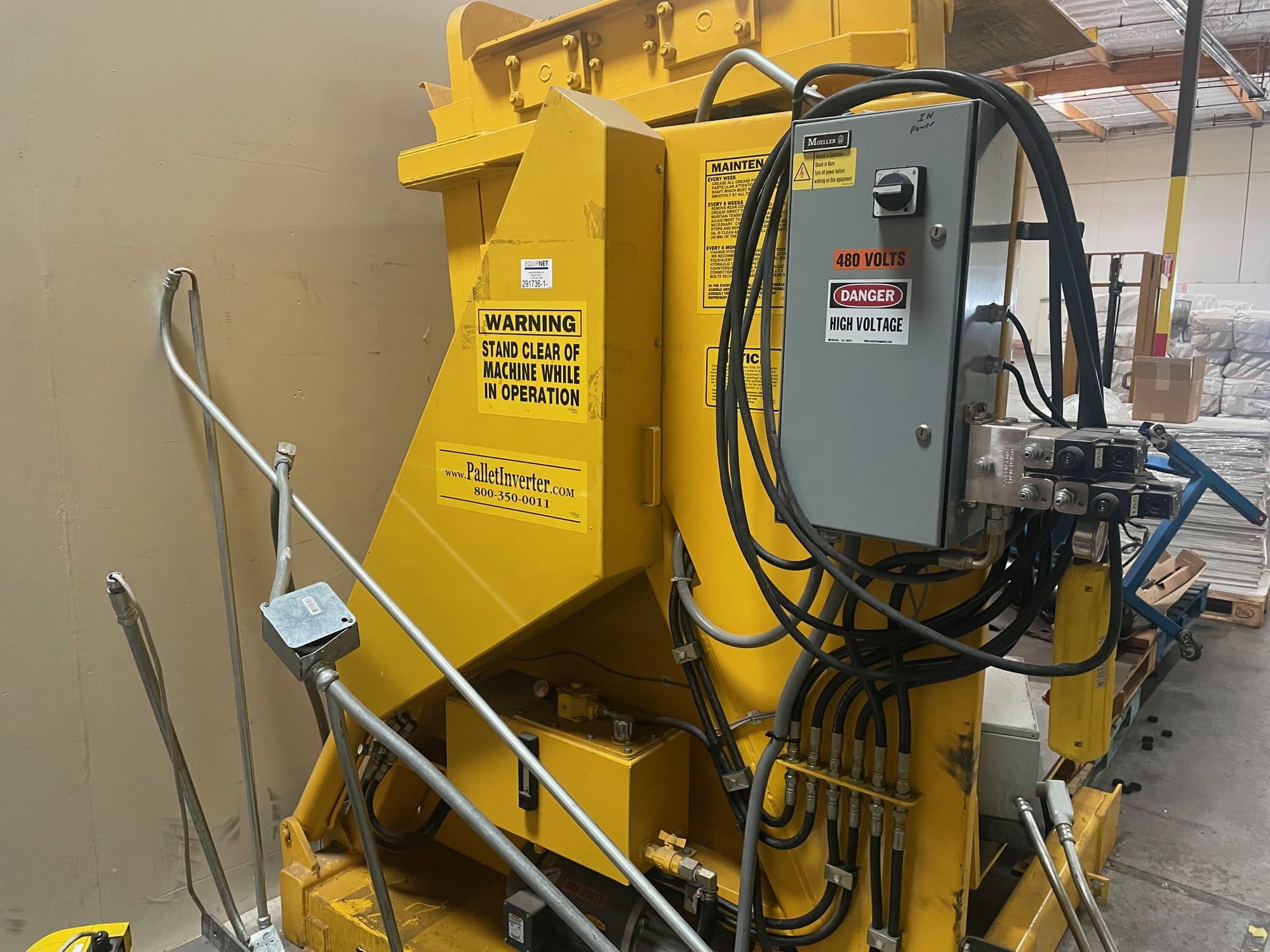 Arpac Pro Series SW-4026-L Pallet Wrapper w/ Dual Clamp Pallet Inverter
