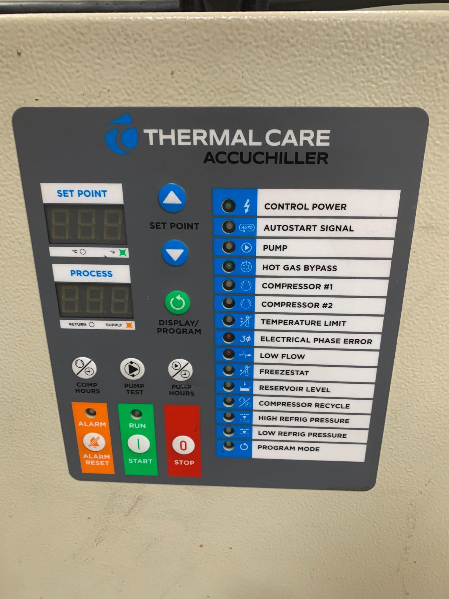 Thermal Care 10 Ton Water Cooled Chiller W/ Digital Controller